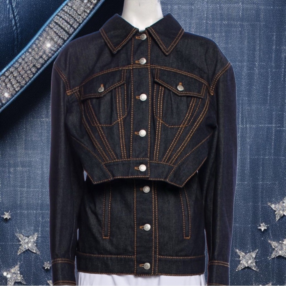 Alexander McQueen Deconstructed Denim Jacket - Picture 6 of 9